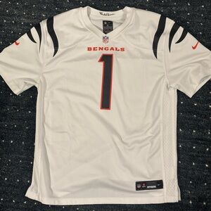 NFL White Bengals Youth XL Jersey